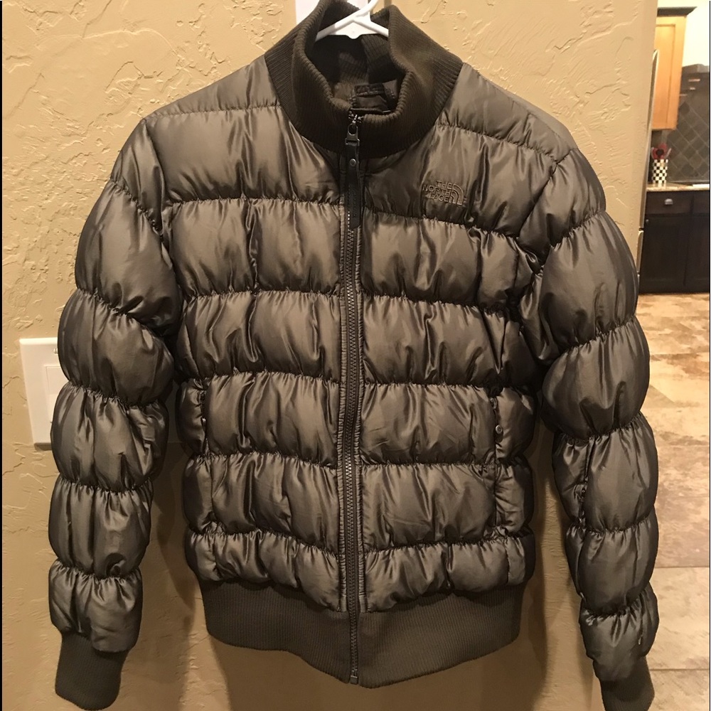 Women’s North Face Army Green Down Jacket